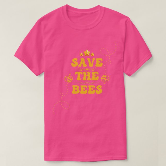Save the Bees 7 T-Shirt (Design Front)