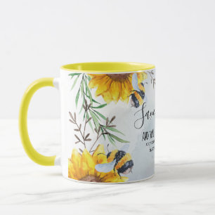 Save The Bees And You Save The World Personalised Mug