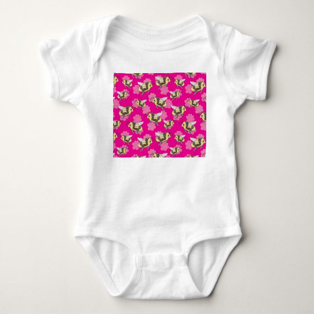 Save the Bees baby bodysuit (Front)