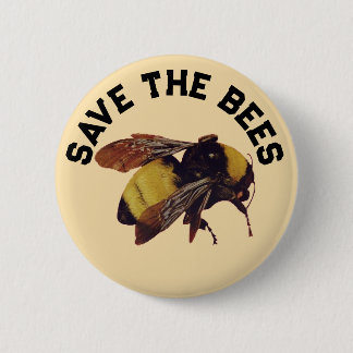 SAVE THE BEES BADGE