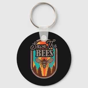 Save The Bees Beekeeper Environmental Protection _ Key Ring