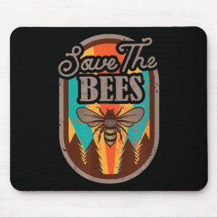 Save The Bees Beekeeper Environmental Protection _ Mouse Mat