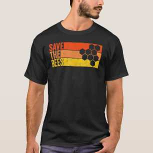 Save The Bees Bumblebee Retro Beekeeper 1 T-Shirt