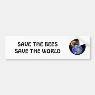 Save the Bees Bumper Sticker