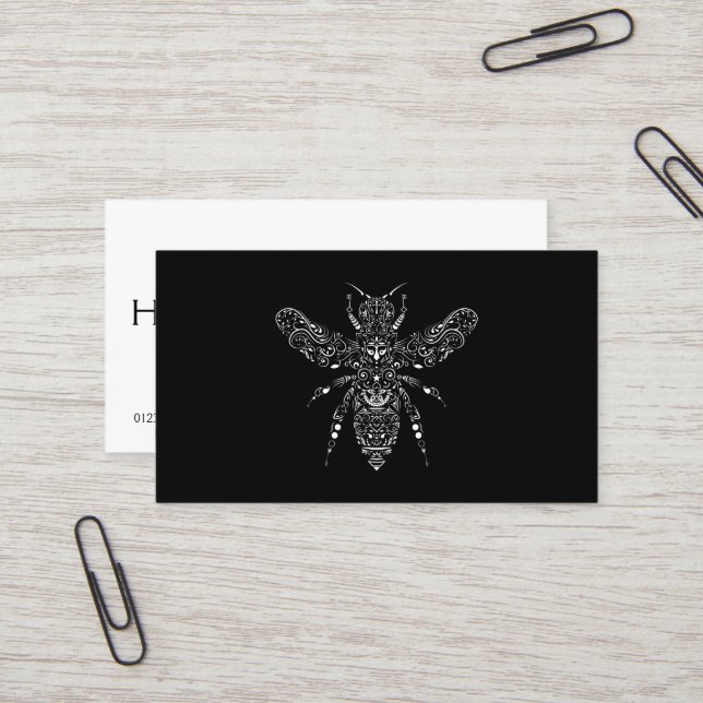 save the bees business card (Front/Back In Situ)