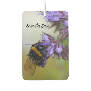 "Save the Bees!" Car Air Freshener