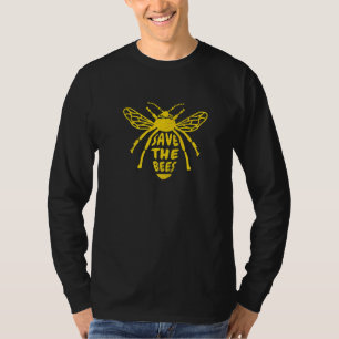 Save The Bees! Funny Vintage Bee Designs For Men W T-Shirt