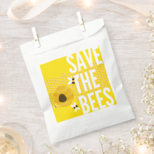 SAve The Bees HONEYCOMB Honey POT Favour Bags