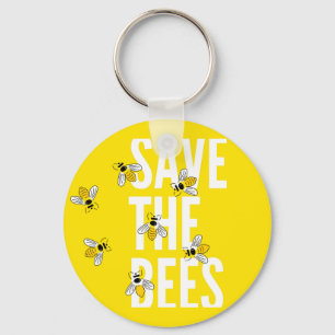 Save The Bees Key Ring