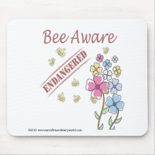 Save the Bees Mouse Mat