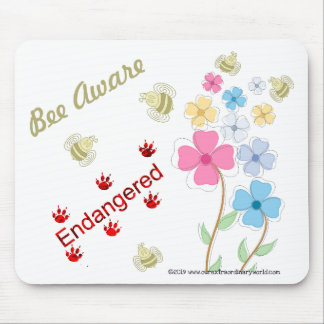 Save the Bees Mouse Mat