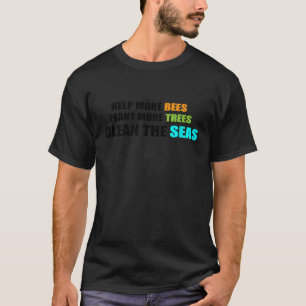 Save The Bees Plant These Beekeeper Nature Environ T-Shirt