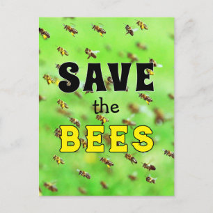 Save the Bees  Postcard