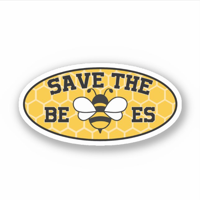 SAVE THE BEES Sticker (Front)