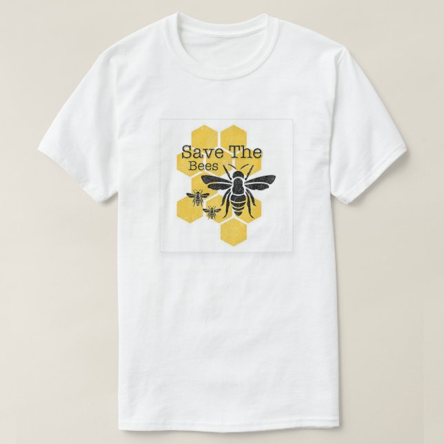 Save The Bees T-Shirt (Design Front)