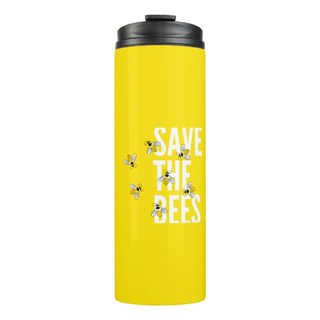 Save The Bees Thermal Tumbler (Front)