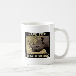 Save the Black Rhino Coffee Mug