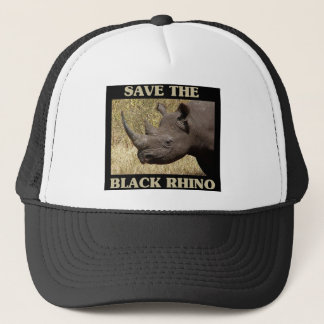Save the Black Rhino Trucker Hat