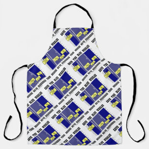 Save The Blue Whales Because We've Endangered Them Apron