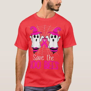 Save The Boo Bees Breast Cancer Awareness Hallowe T-Shirt