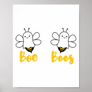 Save The Boo Bees Breast Cancer Awareness Hallowee Poster