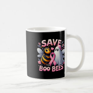 Save The Boo Bees Breast Cancer Warrior Halloween Coffee Mug
