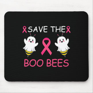 Save The Boo Bees Halloween Fun Breast Cancer Awar Mouse Mat