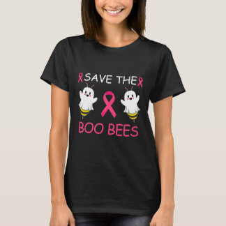 Save The Boo Bees Halloween Fun Breast Cancer Awar T-Shirt