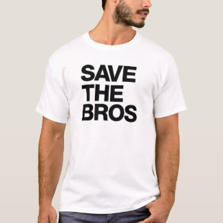 Save the Bros Organic Men's T - White T-Shirt
