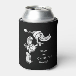 Save the Christmas Geese! Can Cooler