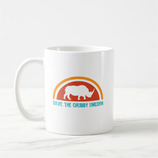 Save The Chubby Unicorn Coffee Mug