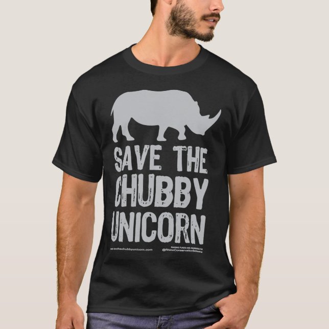 Save The Chubby Unicorn - Grey Classic T-Shirt (Front)