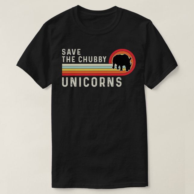 Save The Chubby Unicorns 1 T-Shirt (Design Front)