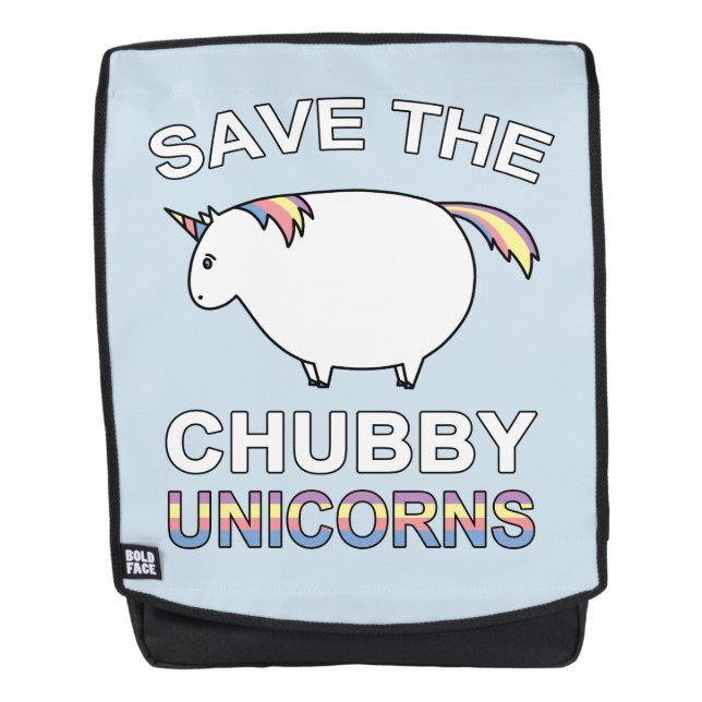 Save The Chubby Unicorns Backpack (Front)