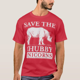 Save The Chubby Unicorns Rhino T-Shirt
