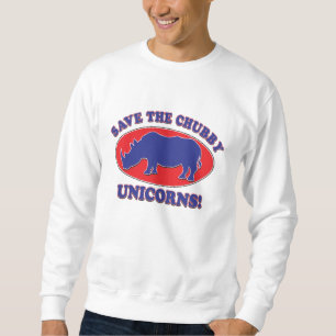 Save the Chubby Unicorns Sweatshirt