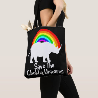 Save The Chubby Unicorns Tote Bag