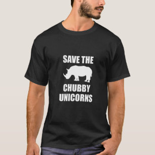 Save the Chubby Unicorns - Unicorn -Total Basics T-Shirt