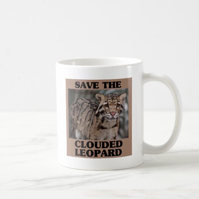 Save the Clouded Leopard Coffee Mug (Right)