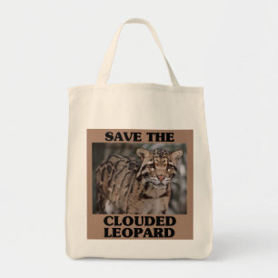 Save the Clouded Leopard Tote Bag