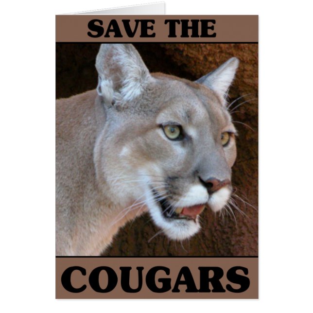 Save the Cougar (Front)