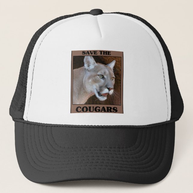 Save the Cougar Trucker Hat (Front)