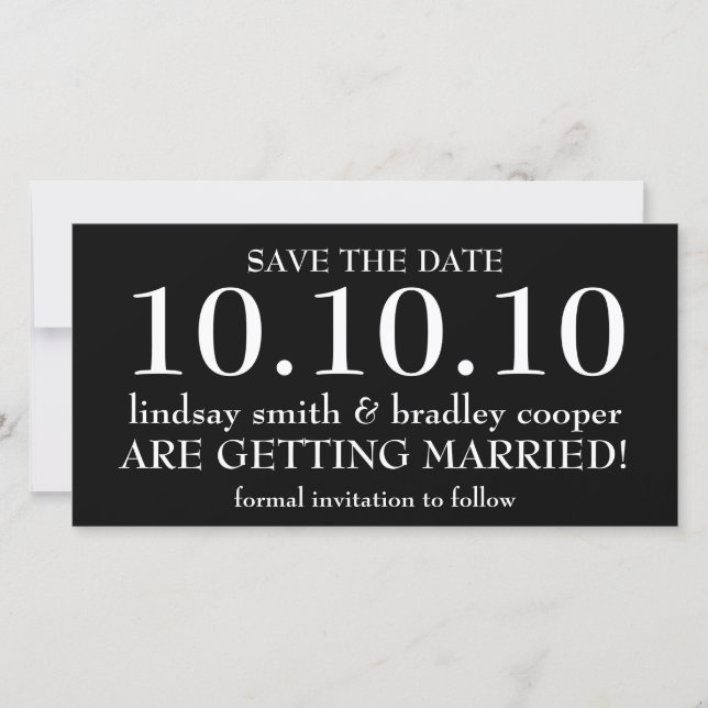 SAVE THE DATE (Front)