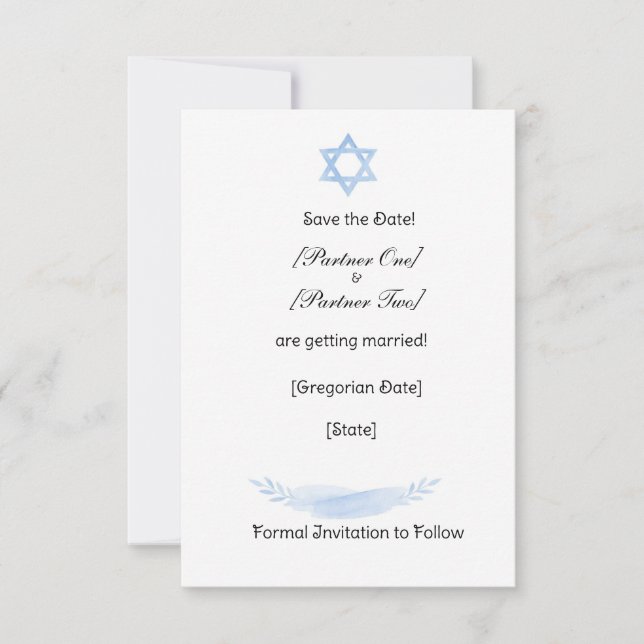 Save the Date (Front)