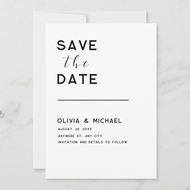 Save the Date (Front)