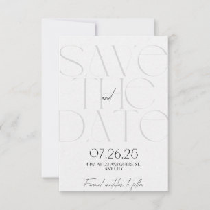Save the Date 