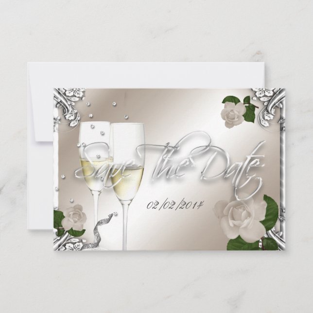 Save The Date 25th Anniversary Wedding (Front)