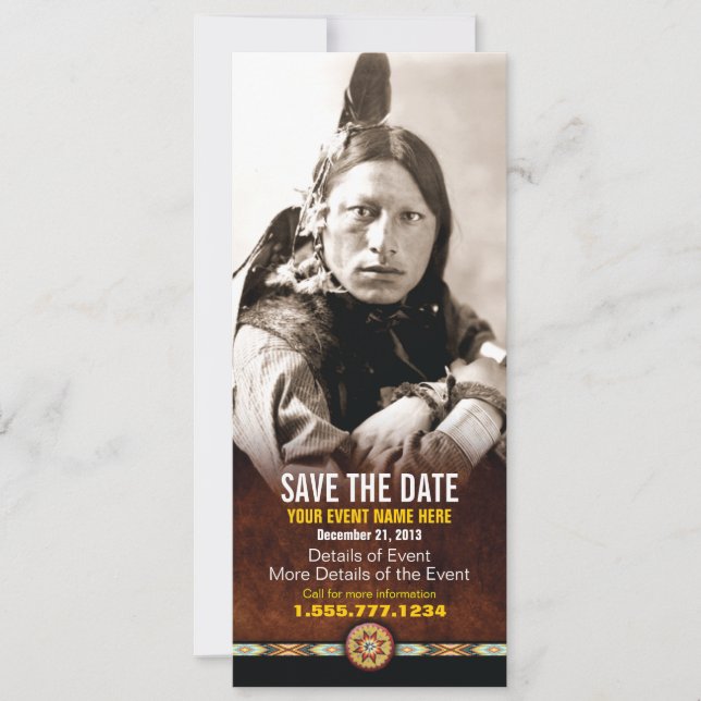 Save The Date 4x9.5 Card (Front)