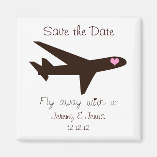 Save the Date: Aeroplane Magnet