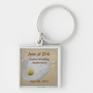 save the date anniversary key chain,  dew drop lil key ring